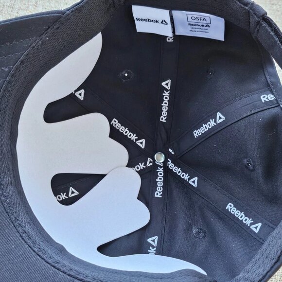 Reebok Men Hat Black Sport Baseball Cap One Size Most fit NWT - Picture 11 of 12